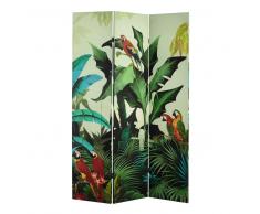 Paravento stampato tropicale L 121 cm SANTANA