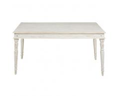 Tavolo in legno massello di mango sbiancato L.180cm Salina