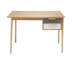 Scrivania 2 cassetti tricolore Twist
