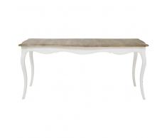 Tavolo da pranzo allungabile 8 a 10 persone in mango L 180/220 cm Versailles