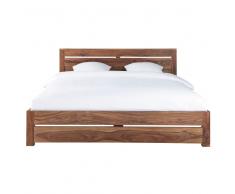 Letto 180 x 200 in massello di legno di sheesham Stockholm