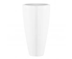 Portavaso bianco in resina H 90 cm STOCKHOLM