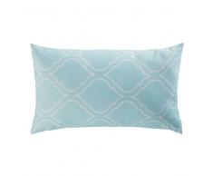 Cuscino da giardino in tessuto turchese 30x50cm HAMPTON