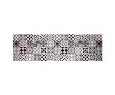 Tappeto in vinile con motivi a mattonelle 60x199 cm