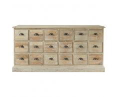 Cassettiera in legno riciclato L 170 cm Lausanne