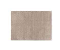 Tappeto color talpa chiaro in lana a pelo corto 250 x 350 cm SOFT