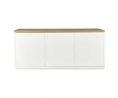 Credenza bassa bianca con 3 antes Austral
