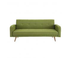 Divano trasformabile verde anice 3 posti Broadway