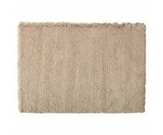 Tappeto beige a pelo lungo 140x200 cm INUIT
