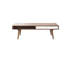 Tavolo basso vintage in legno di sheesham Andersen