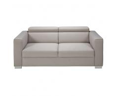 Divano con poggiatesta 3 posti beige Jazz