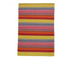 Tappeto multicolore tessuto jacquard 140 x 200 cm KIGALI