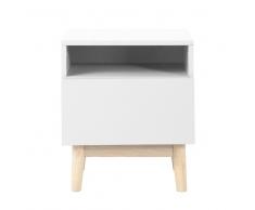 Comodino vintage bianco Artic