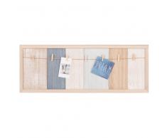 Bacheca foto in legno di paulonia, 70x26 cm