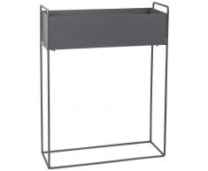Fioriera in metallo grigio antracite, 56x74