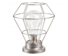 Lampadina a LED con supporto in fili di metallo dorati