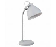 Lampada da ufficio in metallo grigio-verde