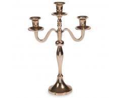 Candelabro dorato a 3 braccia H 34 cm MEURISSE