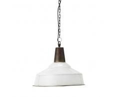 Lampadario bianco in metallo D 43 cm ADONIS