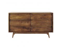 Credenza bassa vintage in mango L 140 cm Janeiro