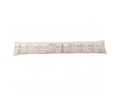 Paraspifferi in cotone bianco con stampa case