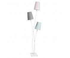 Lampada da lettura a 3 lampadine in metallo tricolore H.142 cm WALLEN