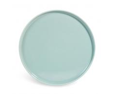 Piatto piano blu in maiolica D 27 cm HELSINKI