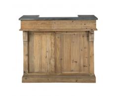 Mobile bar in pino riciclato L 120 Pagnol