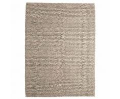 Tappeto beige in lana 160 x 230 cm INDUSTRY