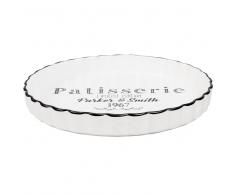 Piatto per torta in porcellana bianco