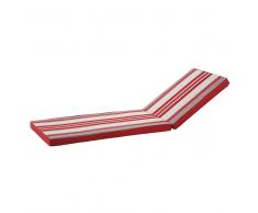 Materasso da esterno con motivi a righe, 58x196