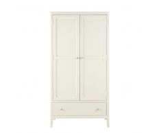 Guardaroba avorio in legno L 95 cm Alix