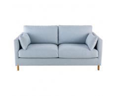 Divano trasformabile 3 posti blu ghiaccio Julian