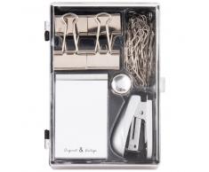 Kit accessori da ufficio in plastica