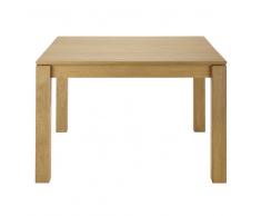 Tavolo da pranzo quadrato allungabile 4 a 8 persone di rovere L 120/180 cm Danube