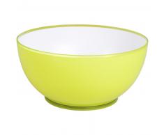 Insalatiera in plastica verde anice/bianco