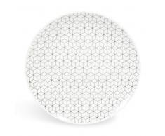 Piatto da dessert in porcellana D 19 cm GRAPHIQUE