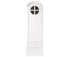Armadio bonnetière bianco in legno L 62 cm Marguerite