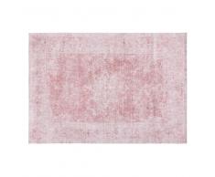 Tappeto intessuto rosa, 140x200