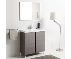 Mobile Bagno Con Lavabo 80 Cm A Terra Salva Spazio Selina