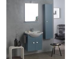Mobile Da Bagno Completo Di Colonna Bermuda Cm. 58+31 Per Piccoli Spazi