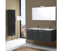Mobile Bagno Da 120 Cm Quattro Ante Con Doppio Lavabo Boston In Tanner
