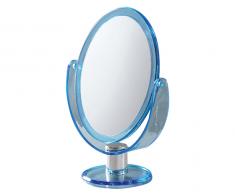 Specchio Ingranditore Da Appoggio Blu Modello Blister