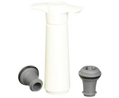 Vacu Vin - Pompa salva vino, con 2 tappi per bottiglia sottovuoto, colore: Nero 3w x 5h (in) bianco