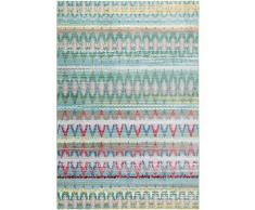 benuta Teppich Visconti GrÃ¼n 80x150 cm Tappeto, Fibra Sintetica, Verde, 80 x 150 cm