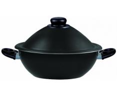 Silex Italia Ecoceram Vesuvio Wok, Alluminio, Nero, 24 cm, 3 unitÃ 