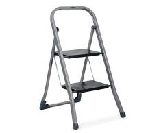 Gimi tiko 2 gradini Arredo Sedie Sgabelli Scale, Metallo, Grigio