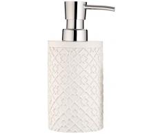 RIDDER Squad - Dispenser per Sapone in poliresina, Colore: Bianco 7,2 x 7,2 x 17,5 cm