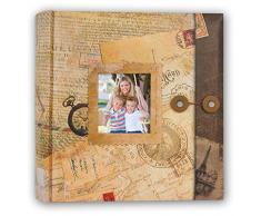 ZEP ed46200r Eldorado Album Fotografico a 200Â Buste Carta Laminato Giallo/Grigio/Sabbia/Marrone 11Â x 16Â cm
