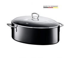 Silit Rostiera Ovale in SilarganÂ® con Coperchio, Altezza 20 cm